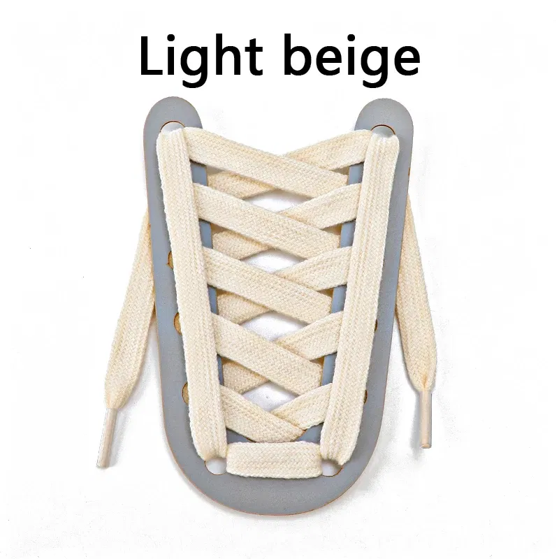 Color: Ivory, Ships From: CHINA, Length: 120cm - 1 Pair Flat Shoelaces for Sneakers Rugged Wear-resistant Classic Canvas Sports Shoe Laces Women Men Shoelace Solid Double Cotton