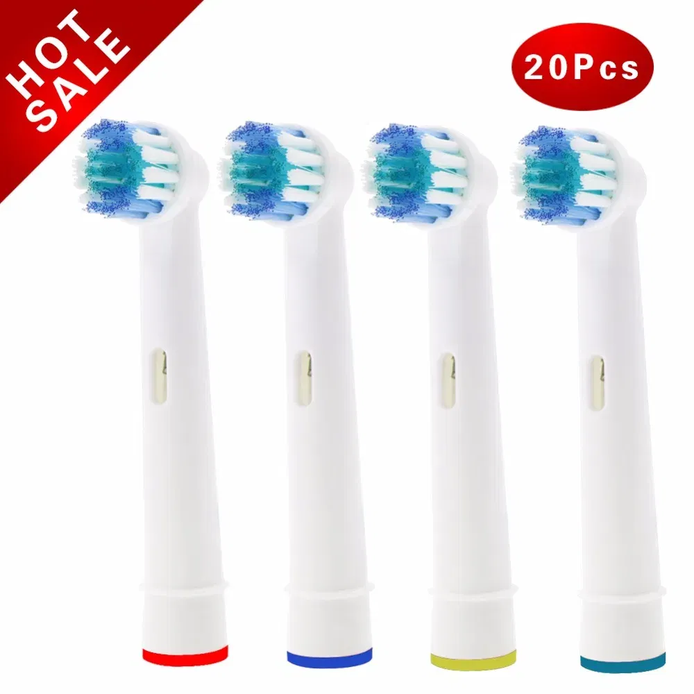 Color: Orange - Brush Heads for Oral-B Electric Toothbrush Fit Advance Power/Pro Health/Triumph/3D Excel/Vitality Precision Clean
