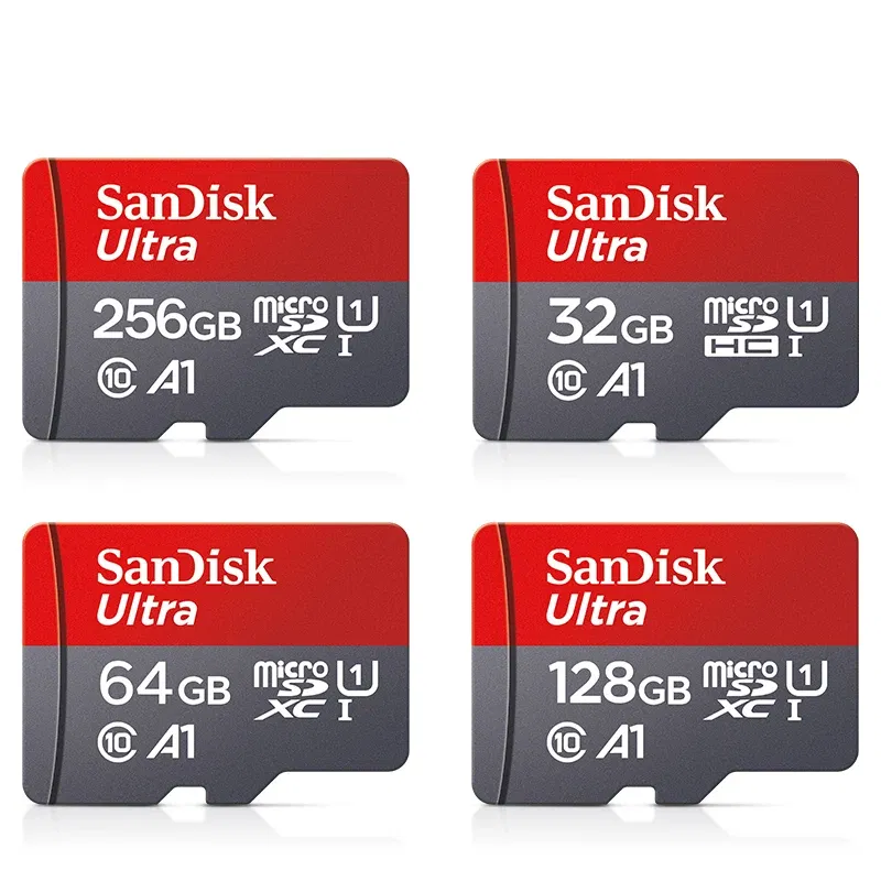Capacity: 8GB - TFcard 64GB 16GB 32GB Memory Card 128GB Class 10 Microsd SD Card 100MB/S UHS-I A1 Card + Adapter for Phone/PC Standard Shippin