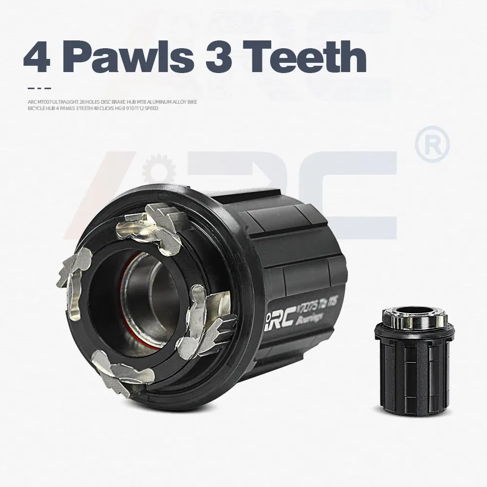 Color: Red - ARC 32H Hub Mountain Bike Wheel Hub, Aluminum Alloy Front 9x100, 15x100, Rear 10x135, 12x142 Wheel Rim Hub, 4 Pawls, HG K7 12V