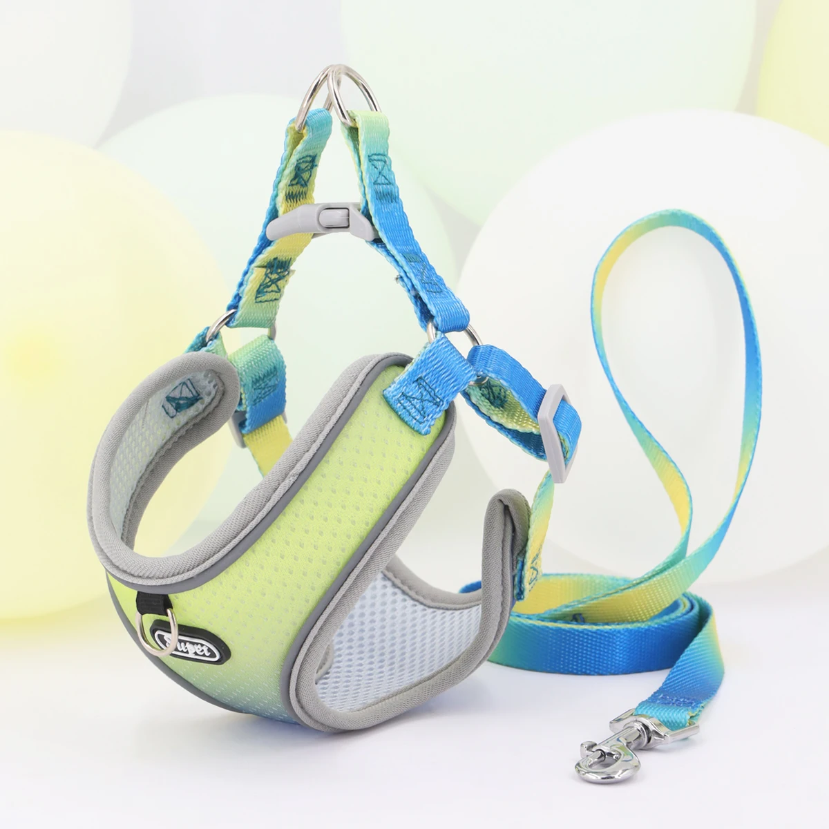 Size: L, Color: Pink - Supet Pet Step-in Dog Harness, Adjustable Reflective Soft Dog Harness, Breathable Dog Vest Harness for Cats Puppy