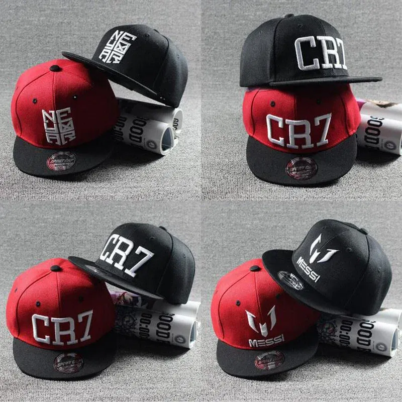 Color: Dark purple - New Fashion Children Ronaldo Cr7 Neymar Njr Baseball Cap Hat Boys Girls Kids Messi Snapback Hats Hip Hop Caps Gorras