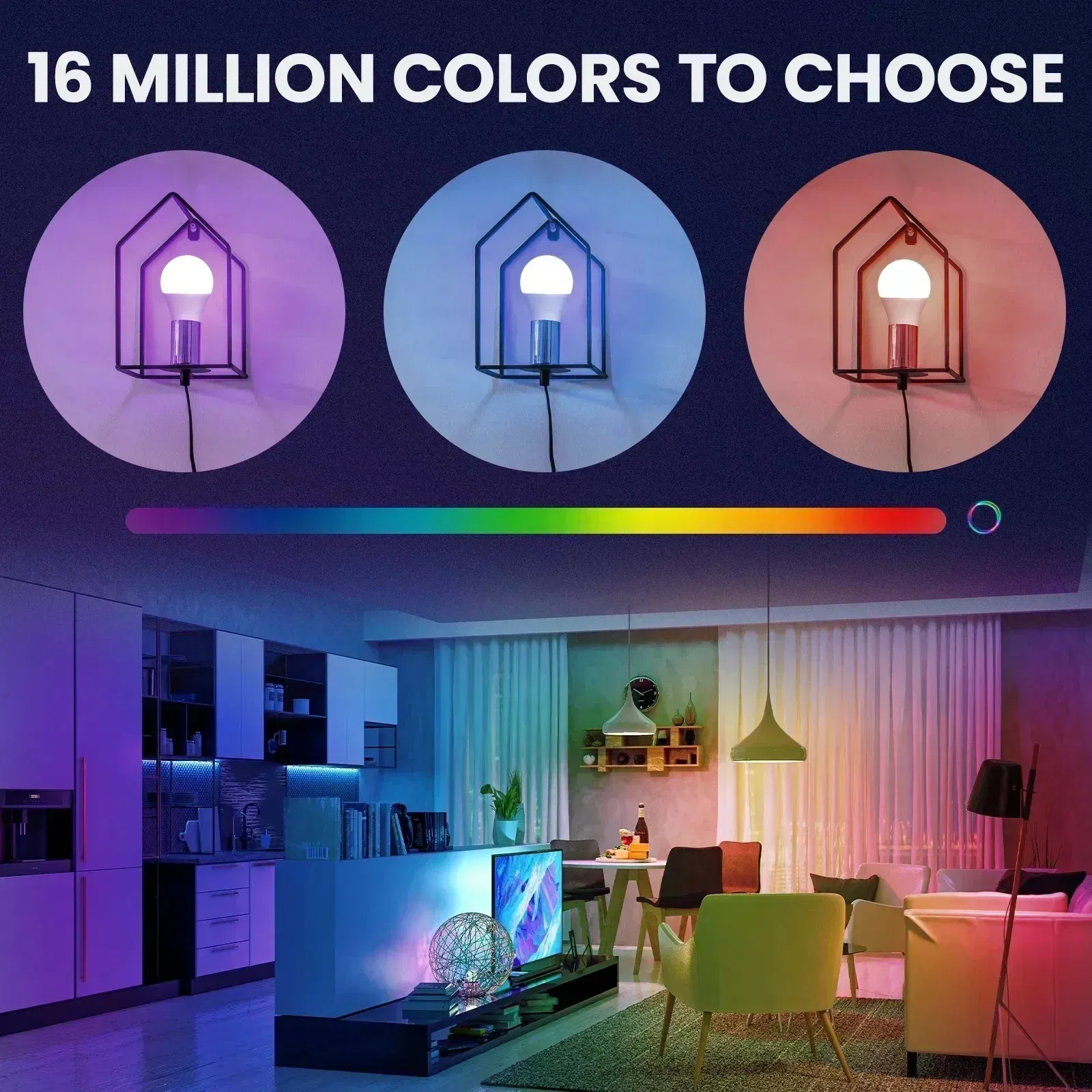 Color: Beige, Bundle: Bundle1 - TNCE Tuya E27 Bulb WIFI Zigbee Bluetooth, Dimmable Light LED lamps 2700-6500k RGB, Smart Life APP, Voice with Alexa Google Home