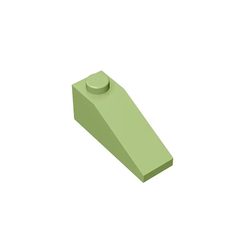 Color: Apricot - Gobricks GDS-586 Slope 33 3 x 1 compatible with lego 4286 pieces of children's toys Building Blocks Technical Assembles