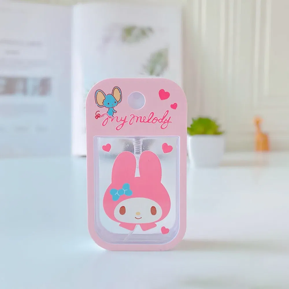 Color: Green - Sanrio Travel Perfume Bottle Refillable Melody Alcohol  Bottle Kawaii Kuromi Cinnamoroll  Gifts Boys Kids Girls Childrens