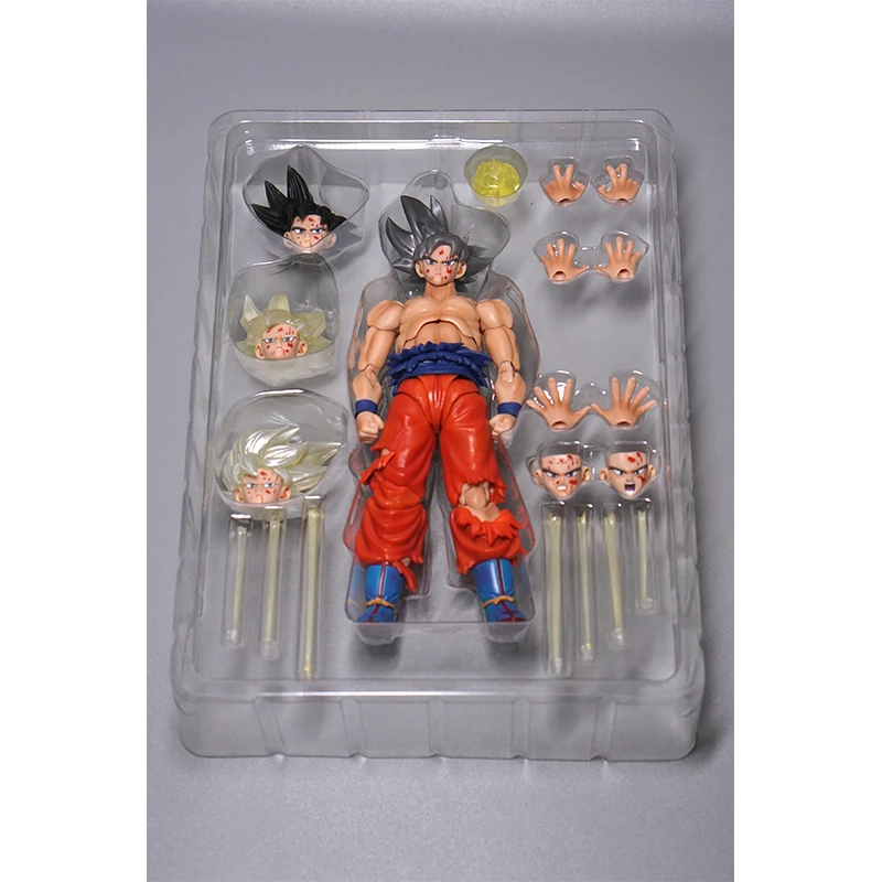 Color: WHITE, Size: >40cm - Black Hole Dragon Ball S.H.Figuarts SHF Ultra Instinct Son Goku Toyotarou Anime Action Figure Figuras model statue Toys gifts