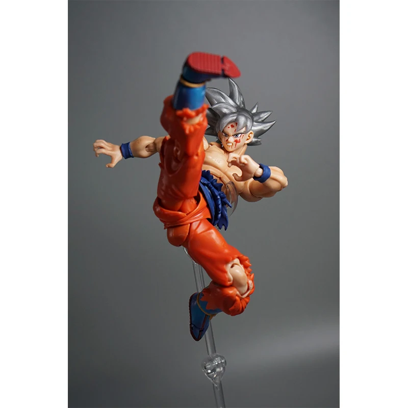 Color: WHITE, Size: >40cm - Black Hole Dragon Ball S.H.Figuarts SHF Ultra Instinct Son Goku Toyotarou Anime Action Figure Figuras model statue Toys gifts