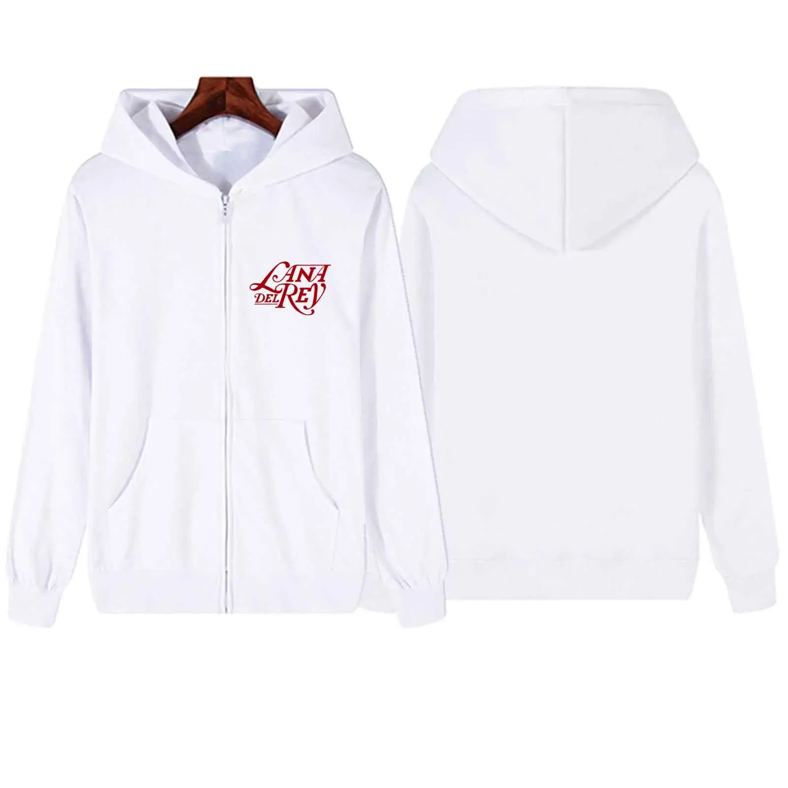 Color: black, Size: XXL - Lana Del Rey Zipper Harajuku Streetwear Printing Music Fans Gift Hoodie Casual Pullover Tops Hoodie 2024 V-Neck Sweatshirts
