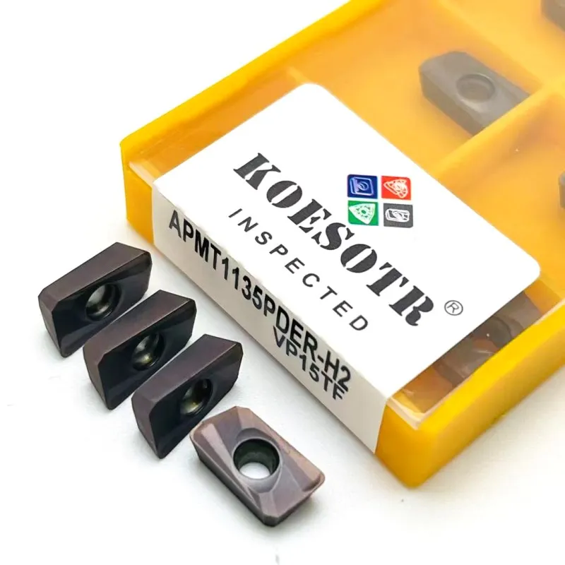 Angle: 55?°, Shank Diameter: 6mm - APMT1604 APMT1135 PDER M2 H2 VP15TF carbide insert milling cutter APMT 1135 APMT 1604 end milling cutter CNC milling cutter