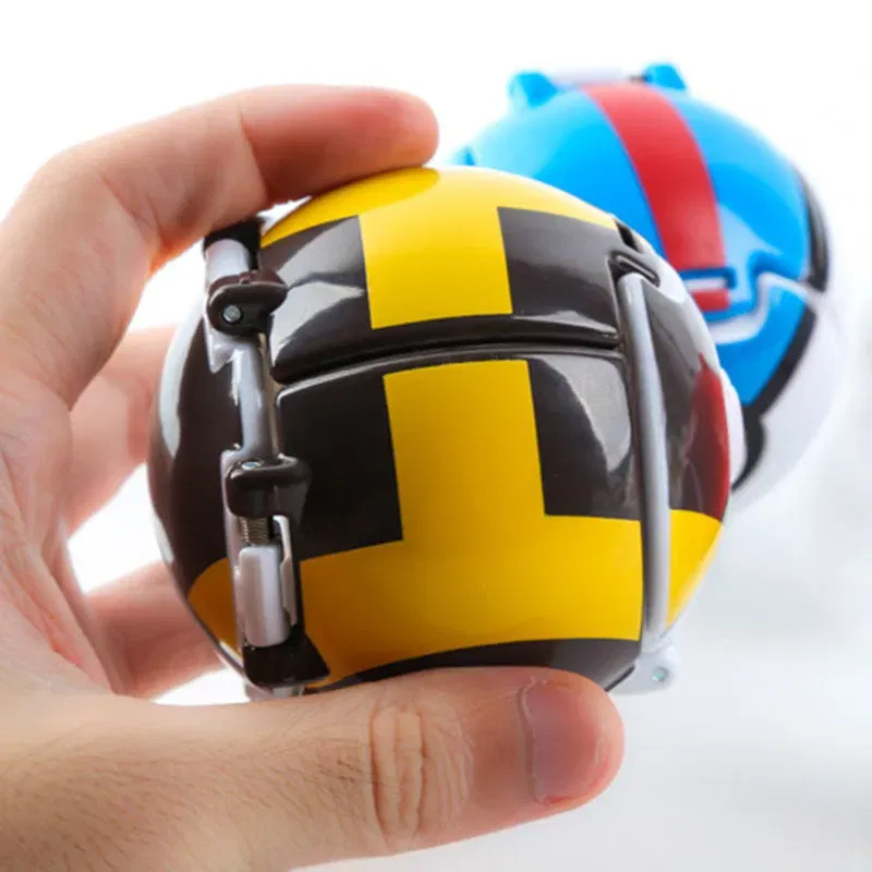 Color: Orange - New Pokemon Pokeball Anime Action Figurse Pikachu Squirtle Pocket Monster Variant Pok?©mon Game Elf Ball Model Toys Kids Gift