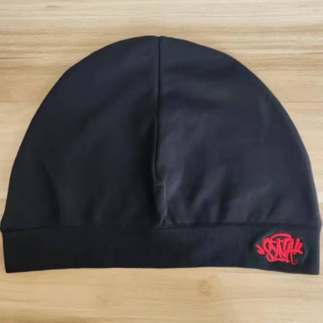 Color: Red - SynaWorld Skull Beanie 2024 New Knitting Syna Beanie Hat Men Women Paragraph Quality Cap Y2k Warm Beanies Syna Running Cap