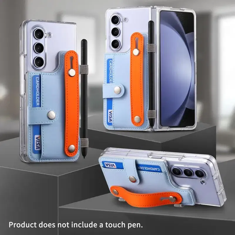 Color: black, Ships From: CHINA - Card Holder For Back Of Phone Universal Card Holder For Phone Case Multifunctional Phone Wallet Attachment With Pen Clip For All