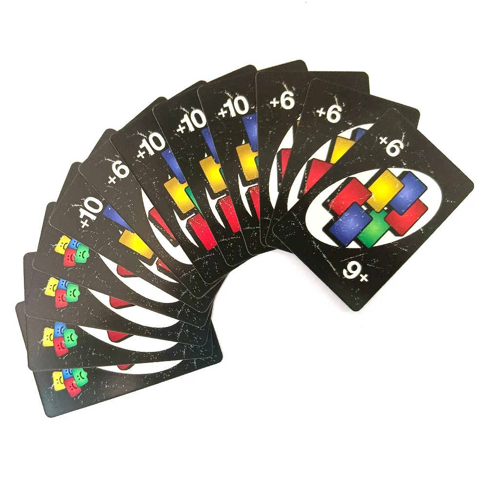 Color: Light Grey - Uno No mercy Game Board Games UNO Cards Table Family Party Entertainment UNO Games Card Toys Children Birthday Christmas