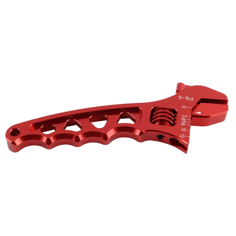 Color: Blue - Blue Red Black Adjustable AN 3 4 6 8 10 12 Aluminum WRENCH HOSE Fitting Tool Aluminum Spanner AN3-AN12  Hose Fitting