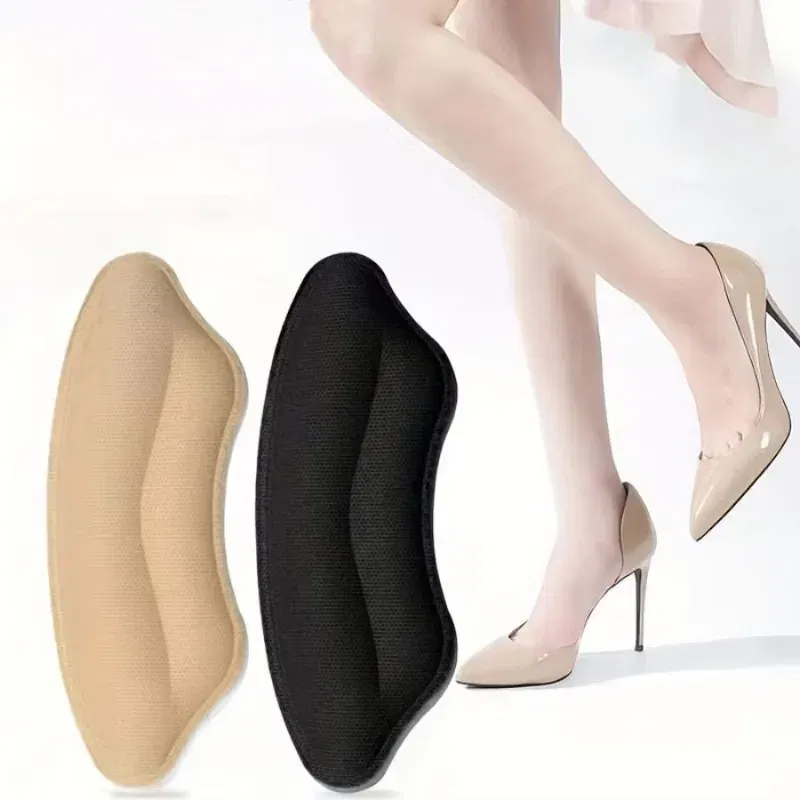 Color: Blue - 8-Pack Heel Pads for Too Big Shoes, Self-Adhesive Heel Protectors Inserts Improve Shoe Fit Prevent Slippage