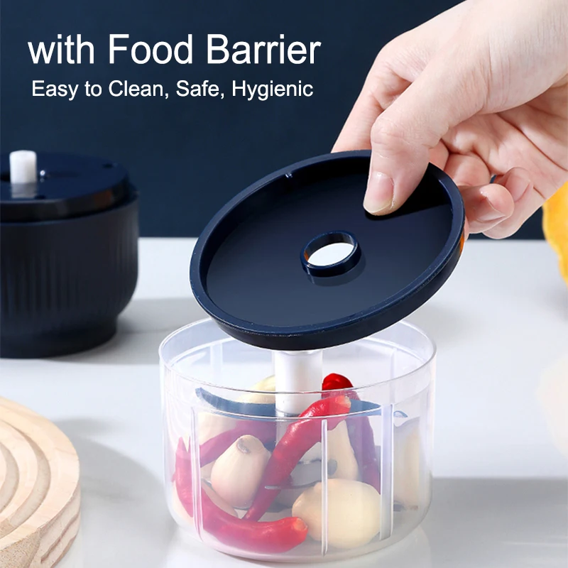 Color: WHITE - 250ML Mini Wireless USB Rechargeable Electric Vegetable Chopper Garlic Crusher Food Chopper for Kitchen Gadgets for Garlic