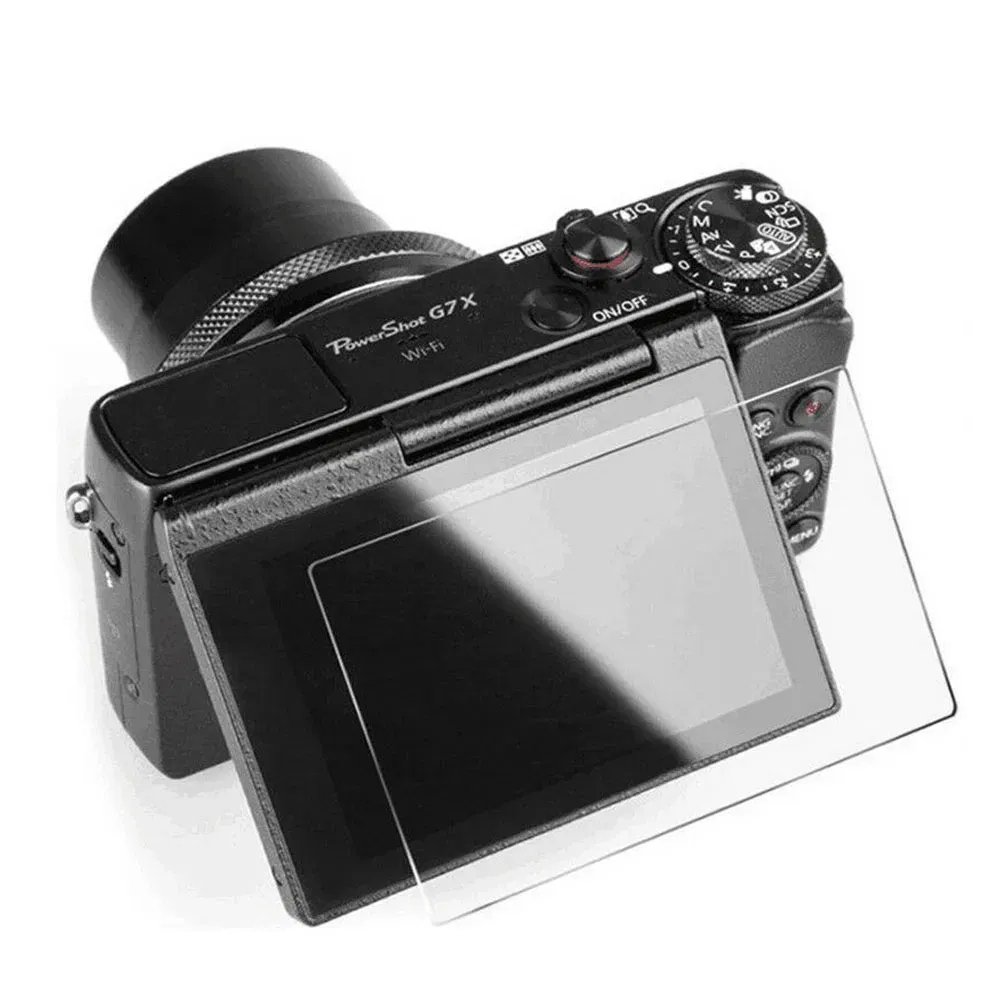 Color: Glazed - 2PCS 9H Tempered Glass Screen Protector Film for Canon G7X G7XII G7X Mark III G5X G5XII G9X G9XII