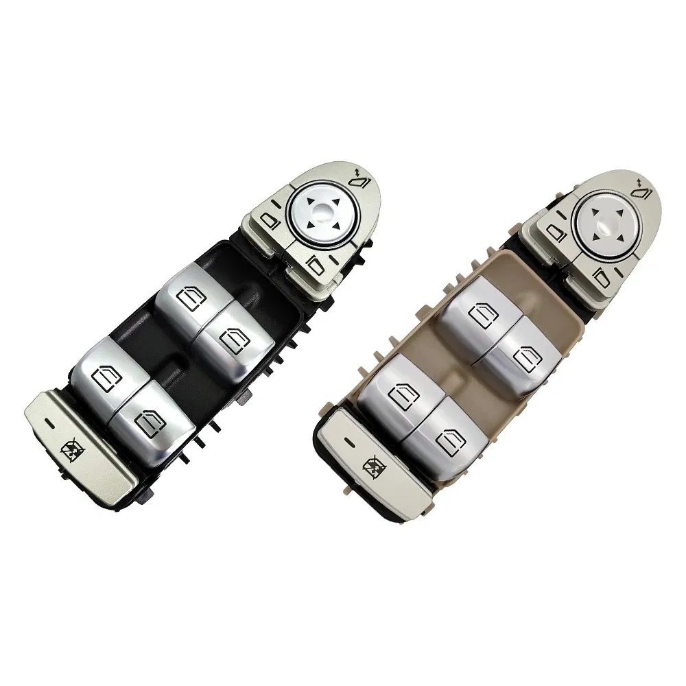 Color: WHITE, Ships From: CHINA - For Benz W205 W253 W213 Car Electric Power Master Window Switch For Mercedes C E GLC Class 2015-2021 C200 E260 E300 2059056811