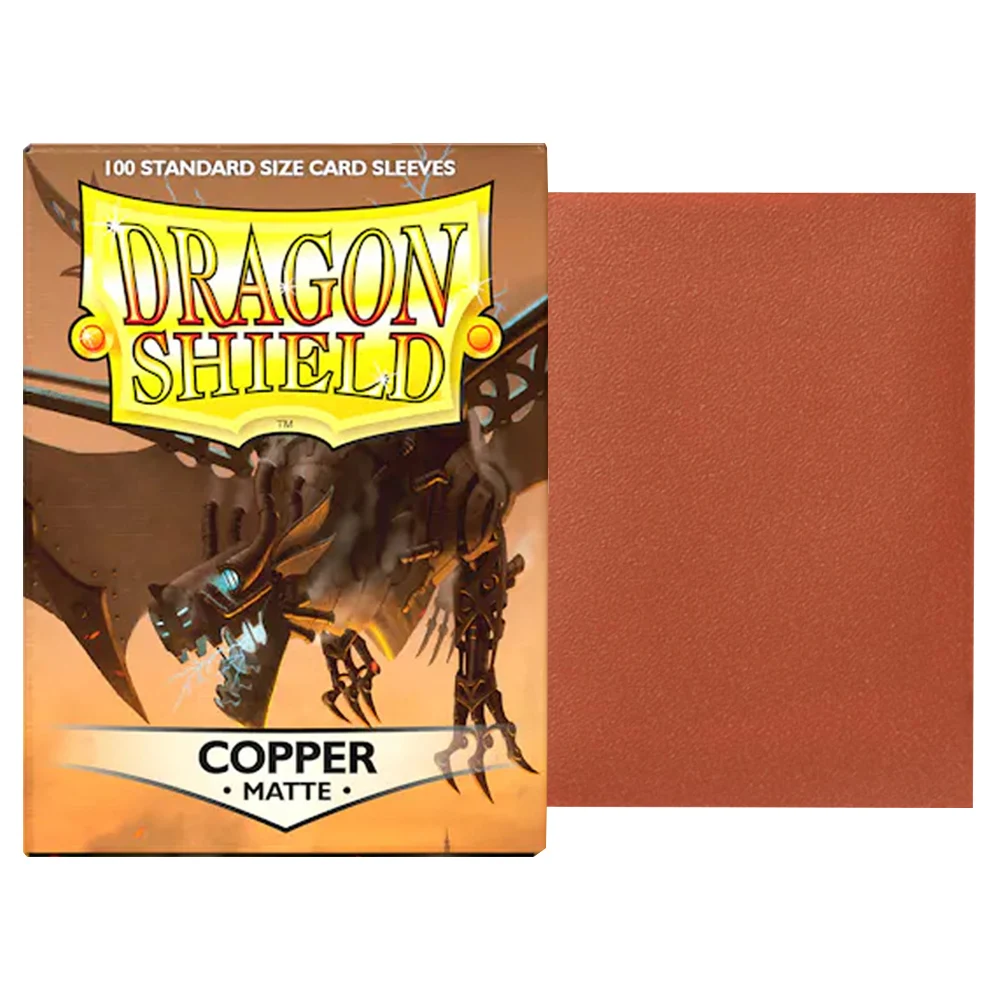 Color: EIGHT - 100 PCS/BOX Colorful Matte Dragon Shield Cards Sleeves Cards Cover Matte Cards Protector for Magic MGT/Star Card Board Games