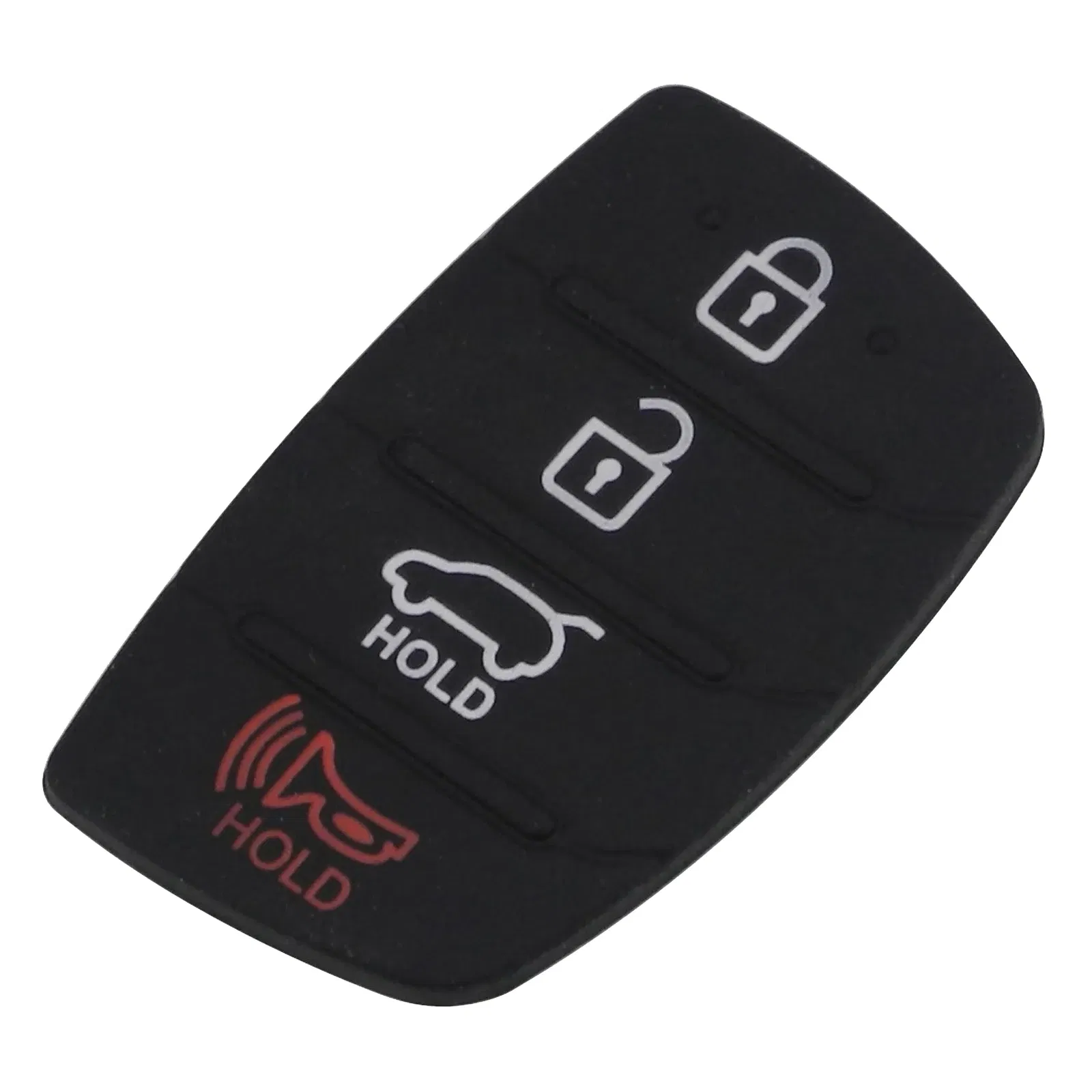 Number of Buttons: 4 Buttons - jingyuqin 3/4 Buttons Silicone Car Key Cover Case Rubber Padbutton For Hyundai I30 i35 iX20 Solaris Verna