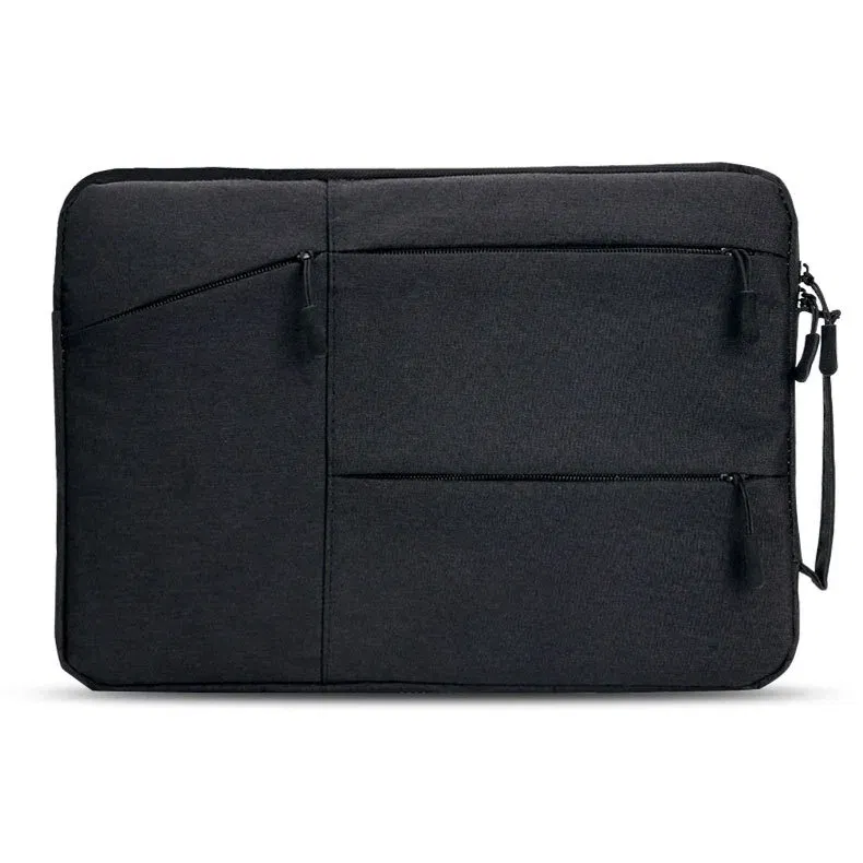 Color: Navy Blue, Size: 13" - Laptop Handbag Sleeve Case 12 13 14 15 16 inch For HP DELL Notebook Bag Carrying Bag Macbook Air Pro 15.4 15.6 Protective Cases