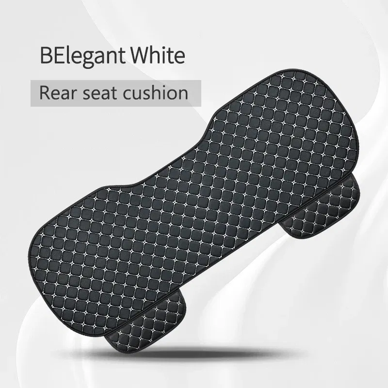 Color Name: CRIMSON - Car Seat Cover PU Leather Universal Seat Cushion Minimalism Auto Chair Protective Cover Auto Protector Pad with Storage Pocket
