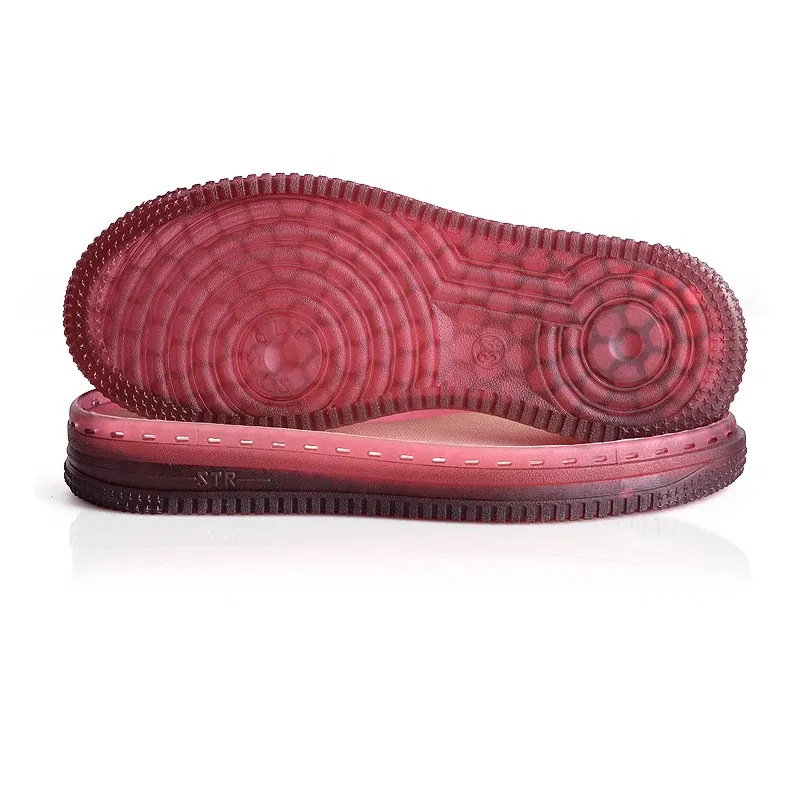 Color: Red, Shoe Size: 3 - 1 Pair Soft Rubber Soles Hand-woven Hook Line Soles Anti-slip Shoe Patch Durable Repair Replacement For Boot Shoes