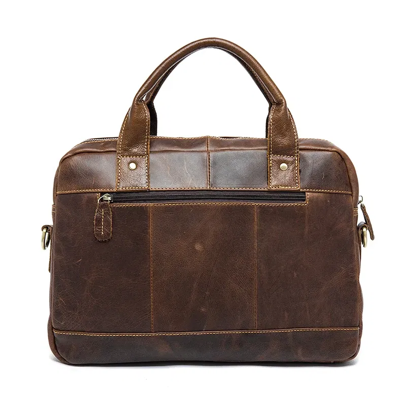 Color: Clear, Ships From: CHINA - WESTAL Men's Bag Genuine Leather Men's Briefcases Laptop Bag Leather Totes for Document Office Bags for Men Messenger Bags 8002