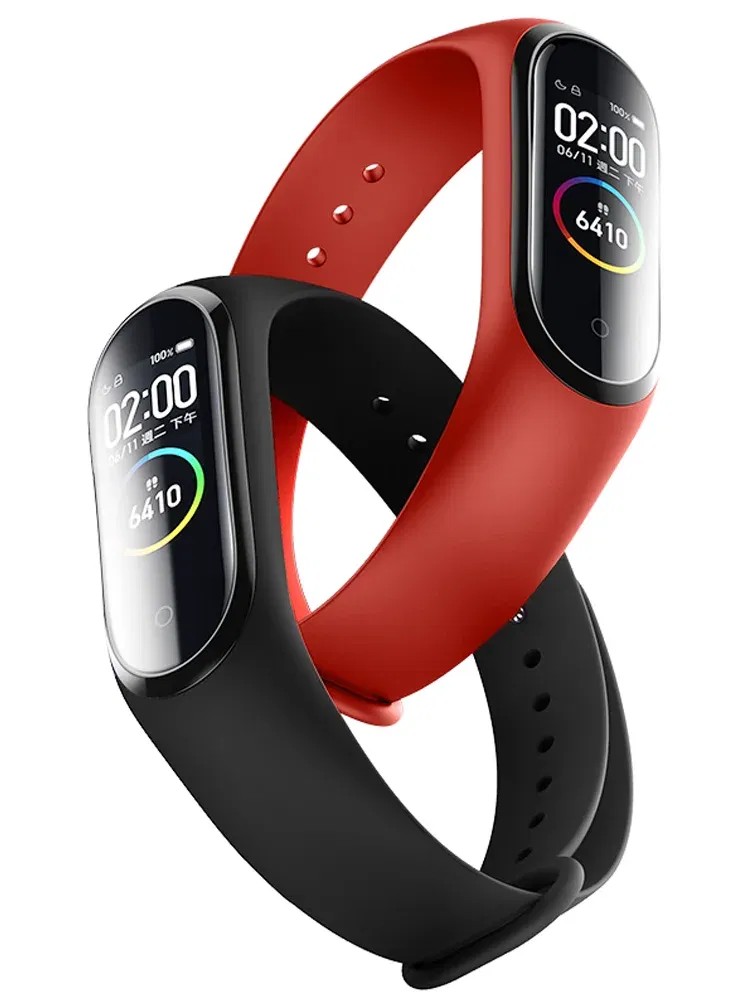 Band Color: Pink, Band Width: 22mm, Ships From: CHINA - Silicone Watch Strap For Xiaomi Mi Band 7 6 5 4 3 Wristband Bracelet Wrist Straps MiBand 3/4 band5 band6 Smartwatch Accessories