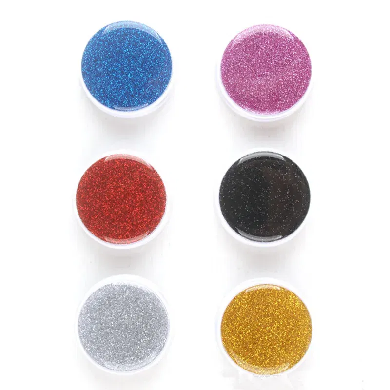 Color: WHITE - 1pcs Cell Phone Bracket Houder Universal Quicksand Glitter Expanding Smartphone Holder Grip Stand For iPhone X XS 8 7 6 Plus