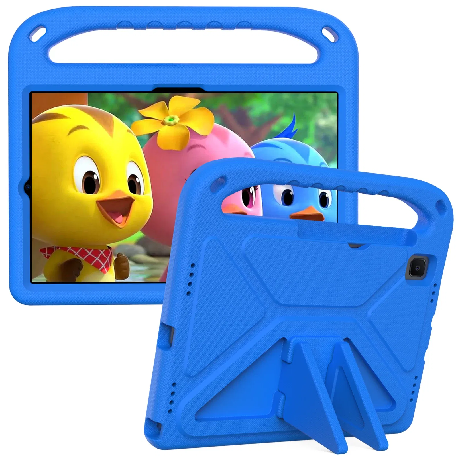 Color: Blue, Size: TEN - Kids tablet case for Samsung Galaxy Tab S9FE+ S9+ S9 S8 S8+ S7FE S7+ A7Lite S5e S6 Lite A9+ A9 A8 A7 T510 T307U Child shel