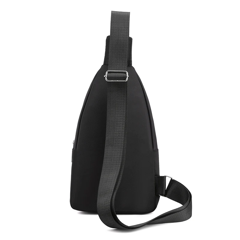 Color: Pink - Women's Chest Bag Pure Color Nylon Women's Bag Good Quality Shoulder Bag Casual Women's Crossbody Bag Fashion Female Bag