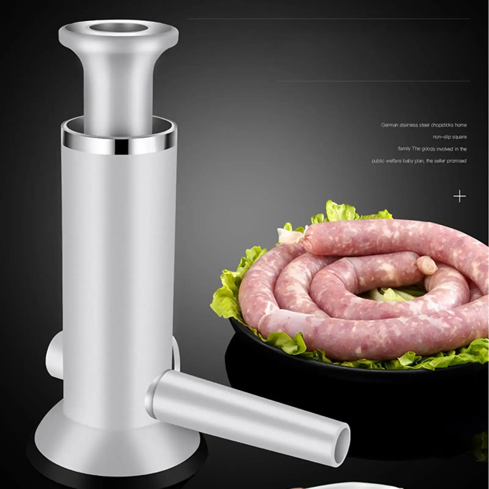Ships From: CN - Sausage Stuffer Sausage Filling Machine Homemade Manual Sausage Maker Sausage Stuffers With Meatball Maker Kitchen Artifact