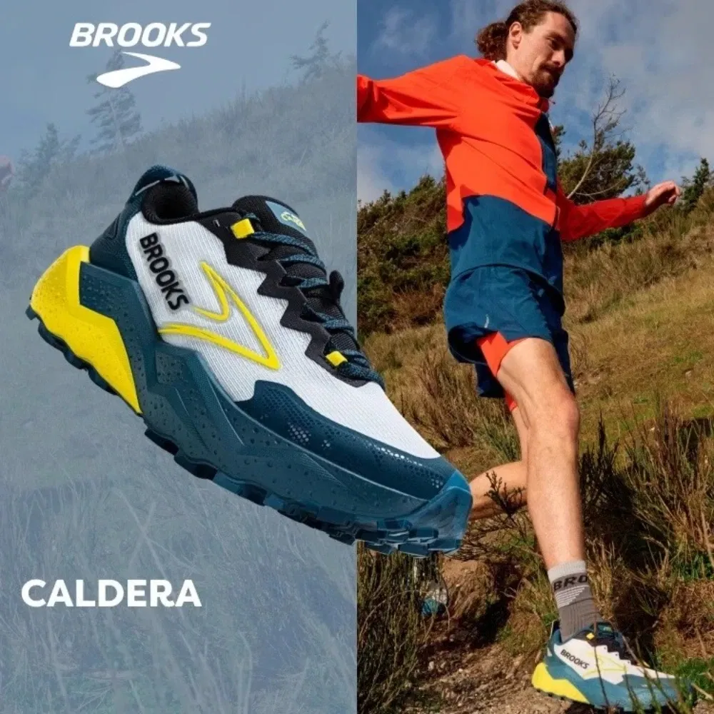 Color: black, Shoe Size: 41 - Brooks Men?™s Casual Sneakers Caldera 8 Ultra Trail Running Shoes Breathable Cushioned Long-term Training Sports Jogging Shoes