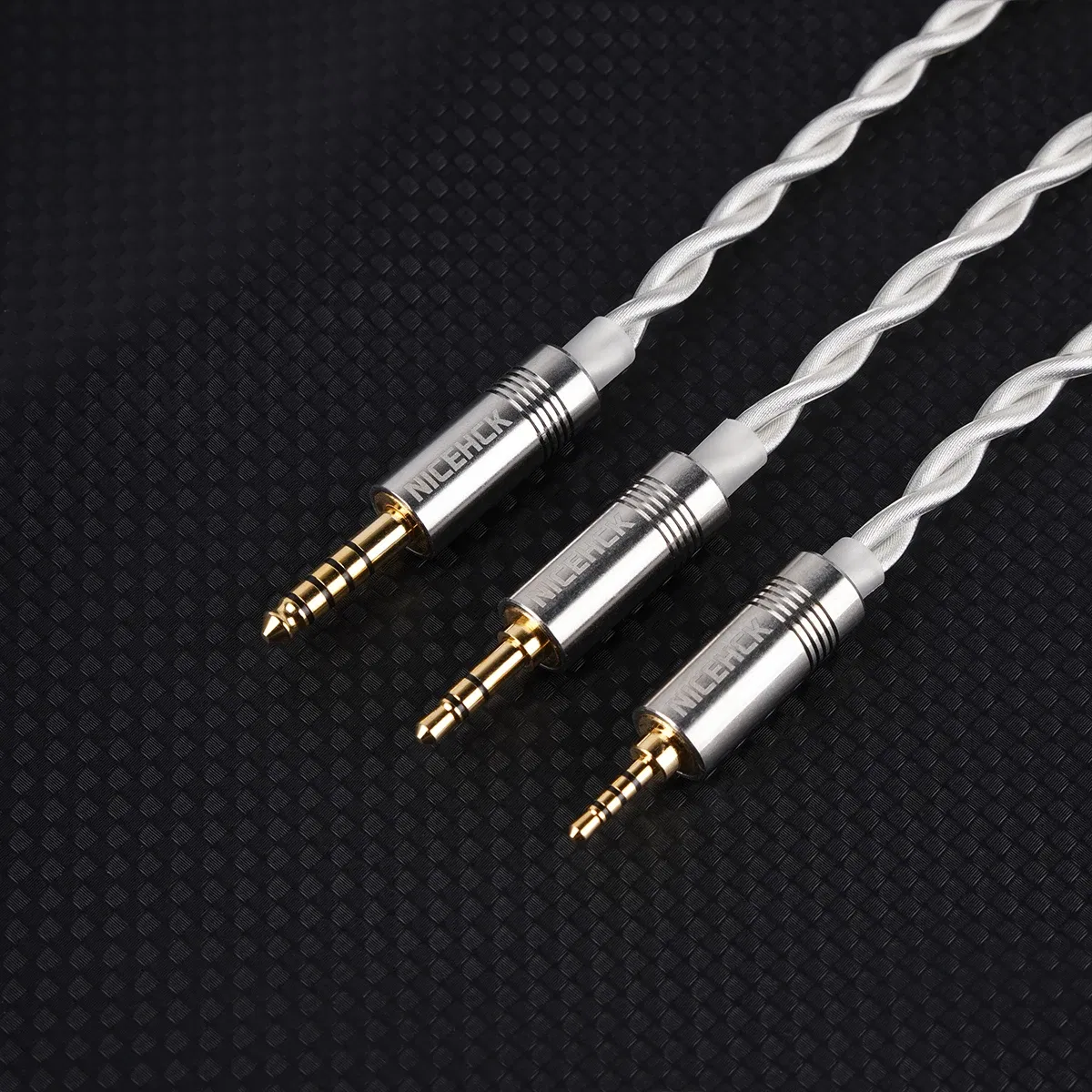 Color: MULTICOLOR - NiceHCK SnowCat HiFi Cable 6N OCC+6N Silver Plated OCC Earphone Wire 3.5/2.5/4.4 MMCX/2Pin/QDC for Kima Galileo Aria FH11 HOLA