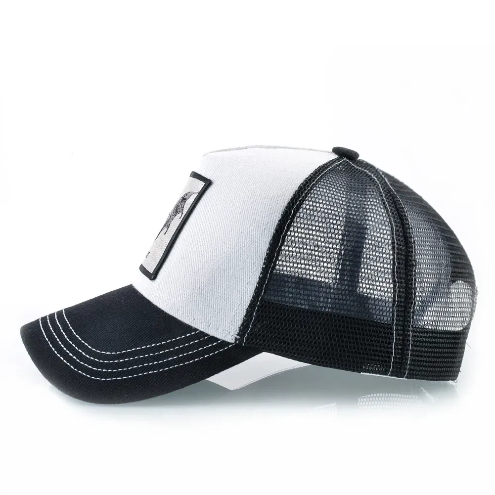 Color: Silver - Baseball Cap With Bat Embroidery Four Seasons Snapback Trucker Caps Men Women Fashion Hip Hop Baseball Hat Outdoor Visor Caps