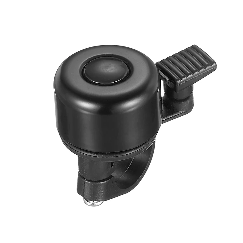 Color: Black - VXM Bicycle Bell MINI Aluminum Alloy Bike Ring Bell Safety Warning Alarm Loud Sound Handlebar Bell MTB Horn Cycling Accessories