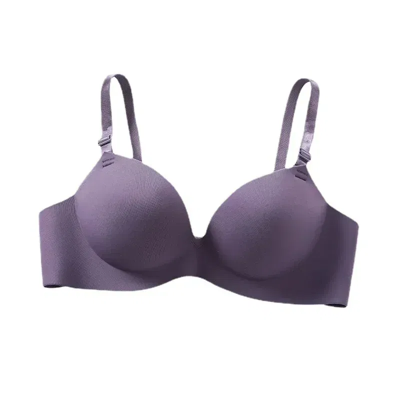 Color: green, Bands Size: 38, Cup Size: A - Women Seamless Bra Sexy Push Up Bralette No Wire Girls Students Breathable Lingerie Fashion 3/4 Cup Wireless Female Lingerie