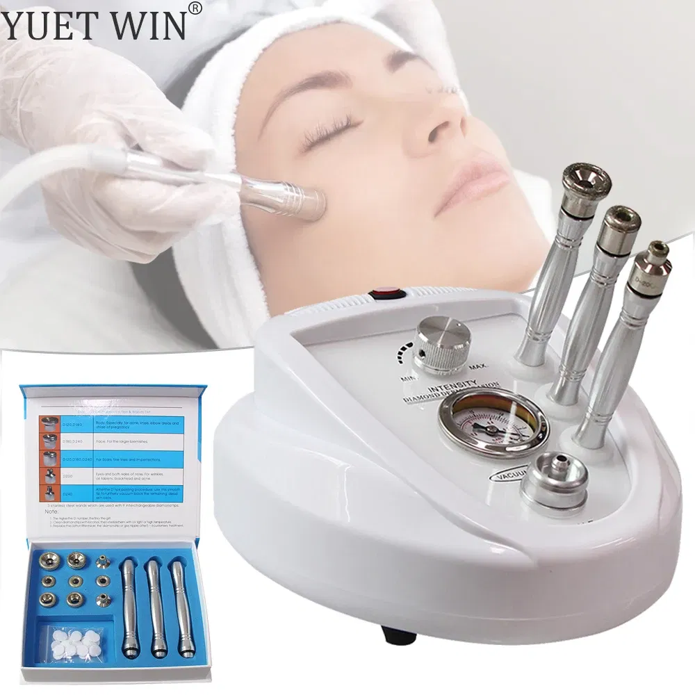 Color: Gold, Ships From: CN, Power Source: UK - Microdermabrasion Facial Diamond Dermabrasion Machine Portable Blackhead Acne Pore Cleaning Beauty Device Rejuvenation Peeling