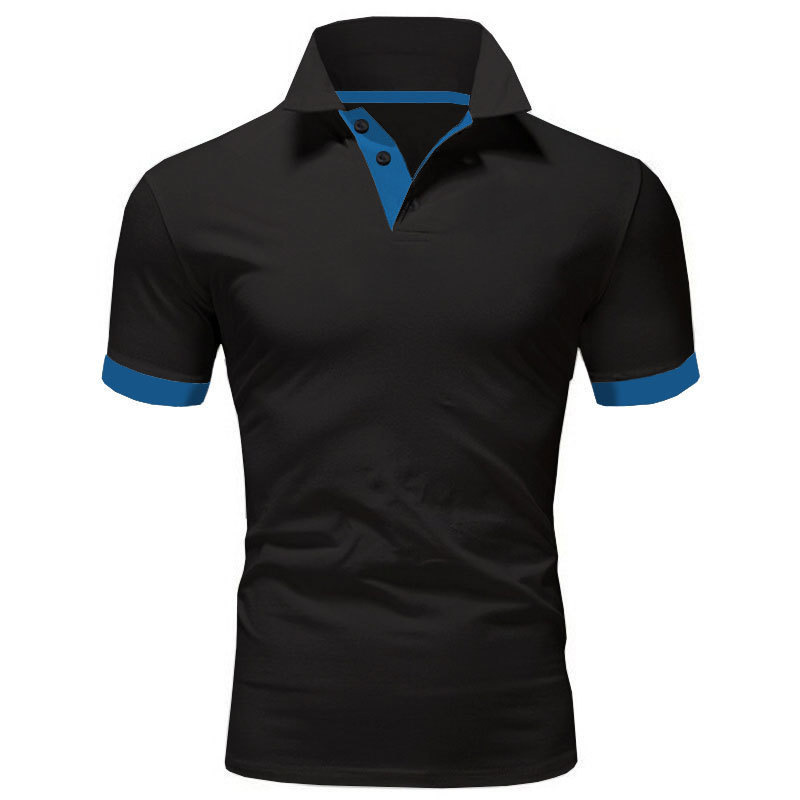 Color: army green, Size: M - Men's Short Sleeve Polo Shirts Casual Slim Fit Basic Designed Shirts Quick-drying Anti-wrinkle Tops