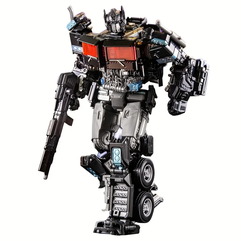 Color: Red - 18cm Transformers Figure Optimus Prime Robot Toy Model Puppet Figure Beast Rise Boy Girl Gift Ornament Peripheral