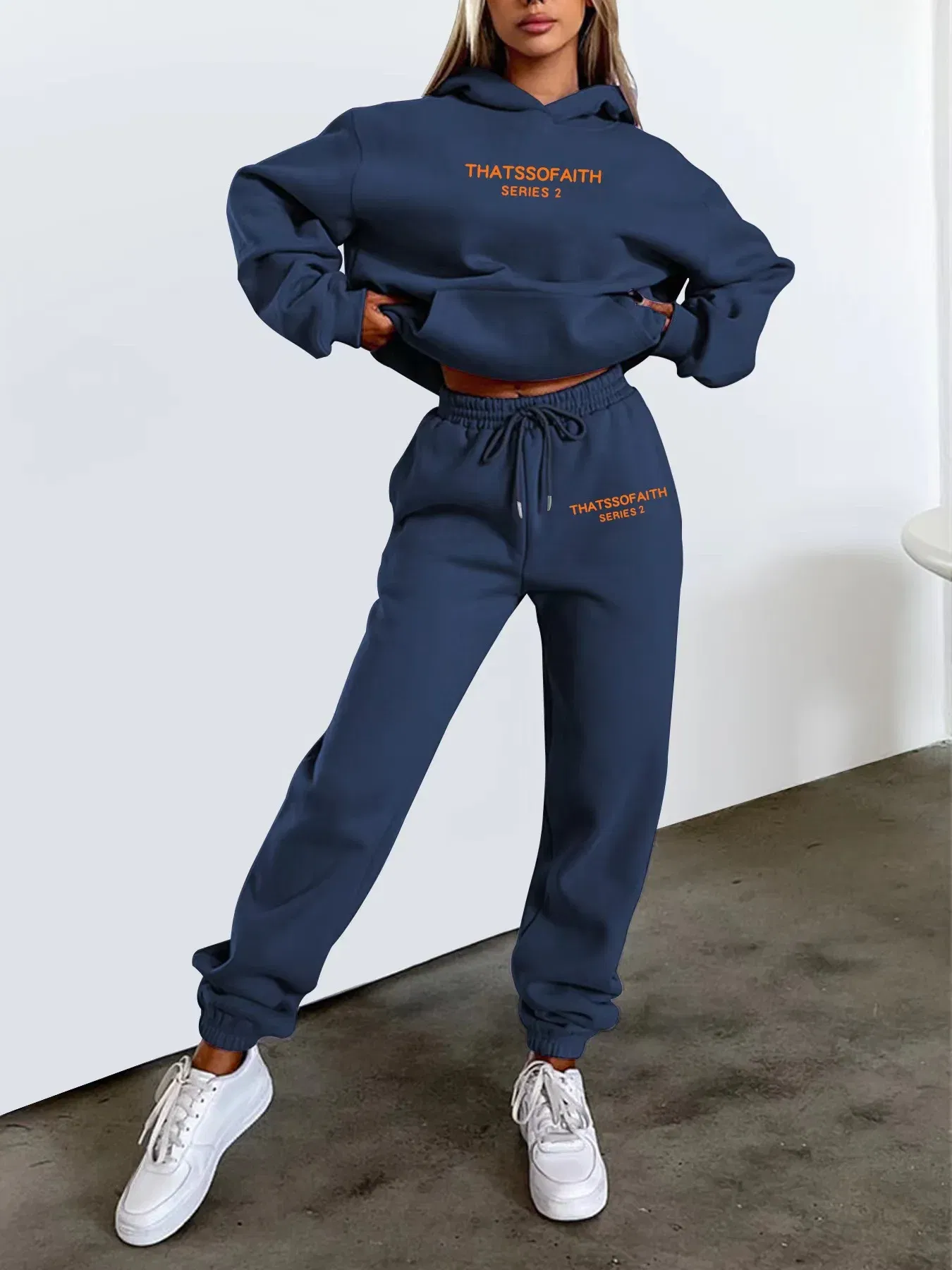 Color: Red, Size: XXL, Ships From: CHINA - 2025 Autumn Winter Women's Sets 2pcs Hoodies Pants Suit Sports Outfits Letter Print Aesthetic Clothes Ladies Tracksuit