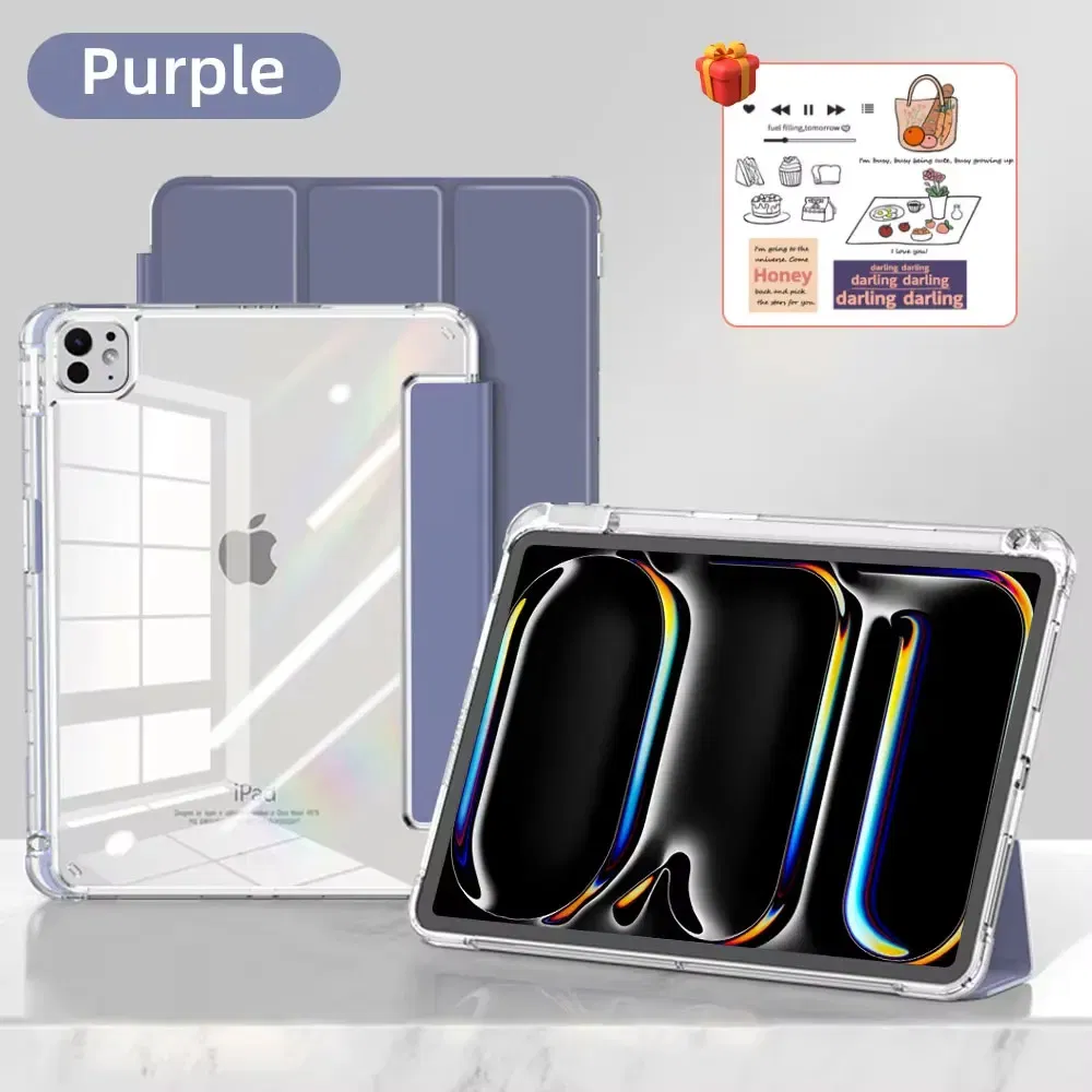 Color: other, Size: twelve - For iPad Air 5 Case 2024 Air 6 11 iPad Pro 11 12.9 13 10 Gen 10.2 9th 8th 7th 9.7 6th 5th Mini 7 6 Smart case with pen Holder