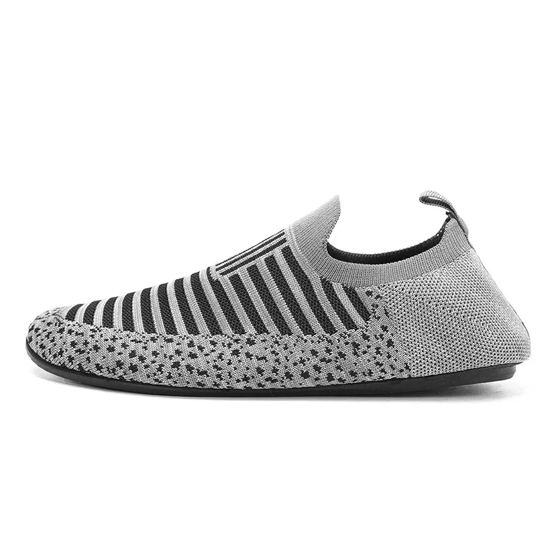 Color: WHITE, Shoe Size: 45 - MAEDEF Mens Shoes Comfortable Casual Shoes Men Home Slippers Lightweight Breathable Walking Moccasins Thin Bottom House Shoes