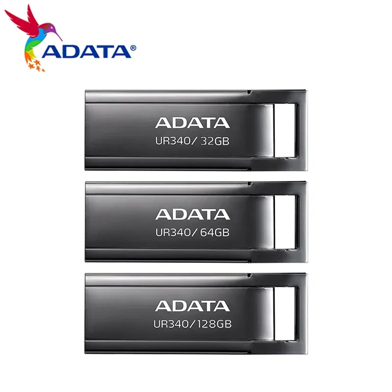 Capacity: 128GB - ADATA UR340 USB Flash Drive 32GB 64GB 128GB USB 3.2 Gen1 High Speed pendrive Original usb stick for PC Computer Laptop  Desktop