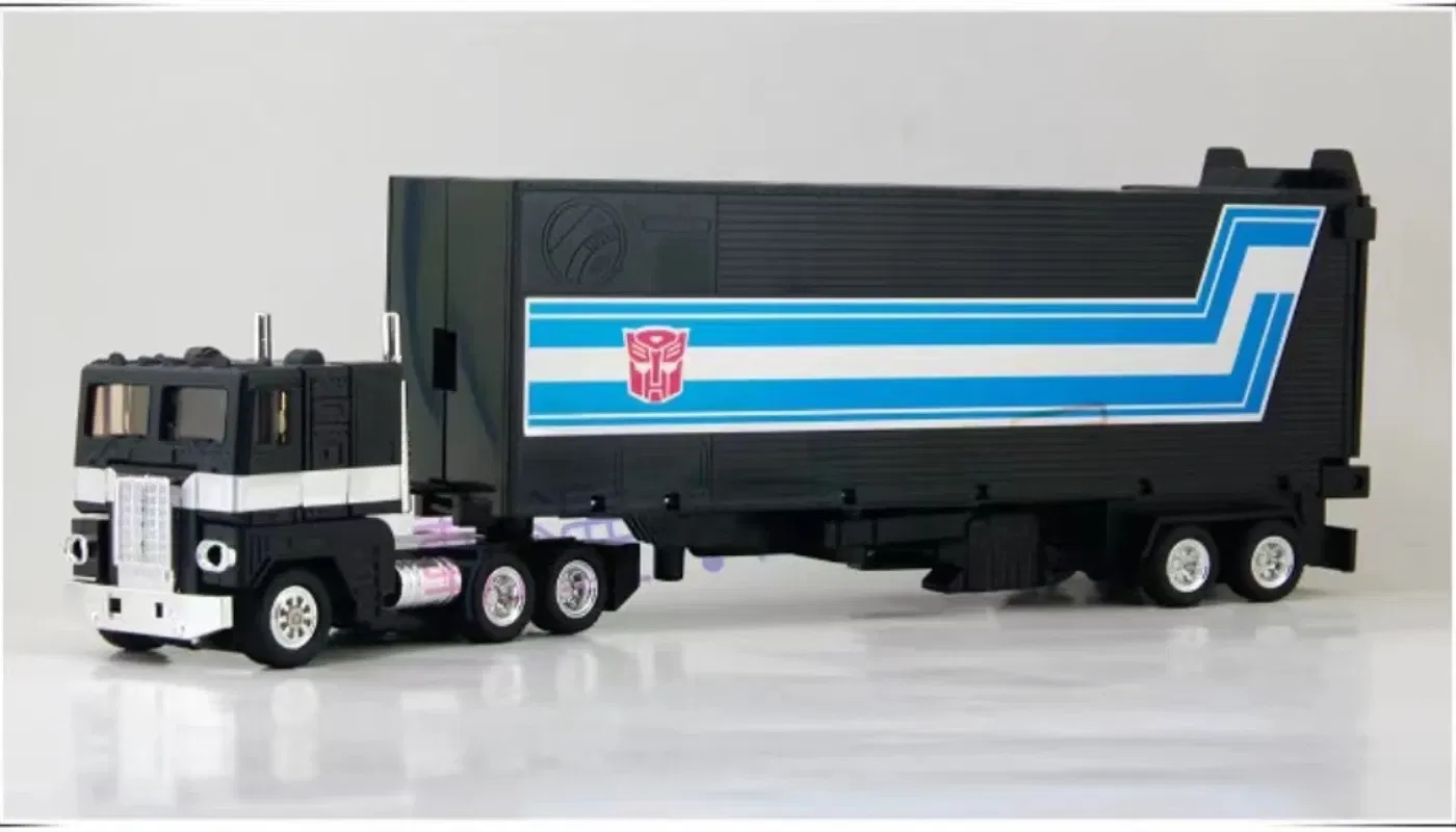 Color: WHITE - Transformation G1 Re-enacted OP Prime Red KO Edition With Carriage Metal Front Action Figureals Model Toys Gift