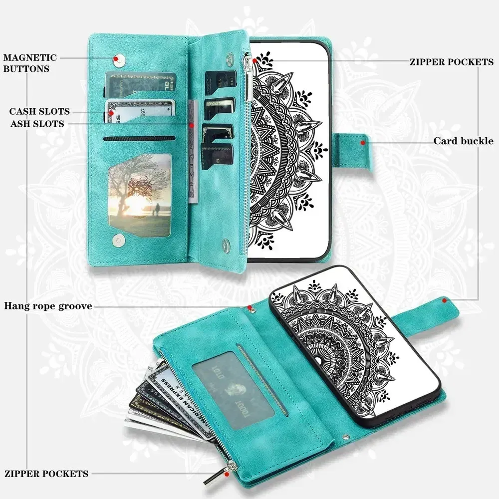 Color: light yellow, Material: EVA - Capa For Motorola G85 G54 Power G24 G34 G45 5G Flip Case Zipper Leather Book Funda Moto G84 G53 23 G14 13 G04 S G 54 84 73 64 45