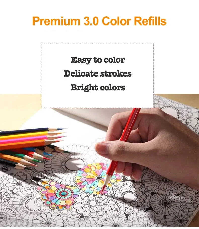 Color: army green - 12/24/48/72 Colors Color pencil  DIY set includes: Wooden Color Pencil Sharpener Eraser School Office Supplies Art Stationery