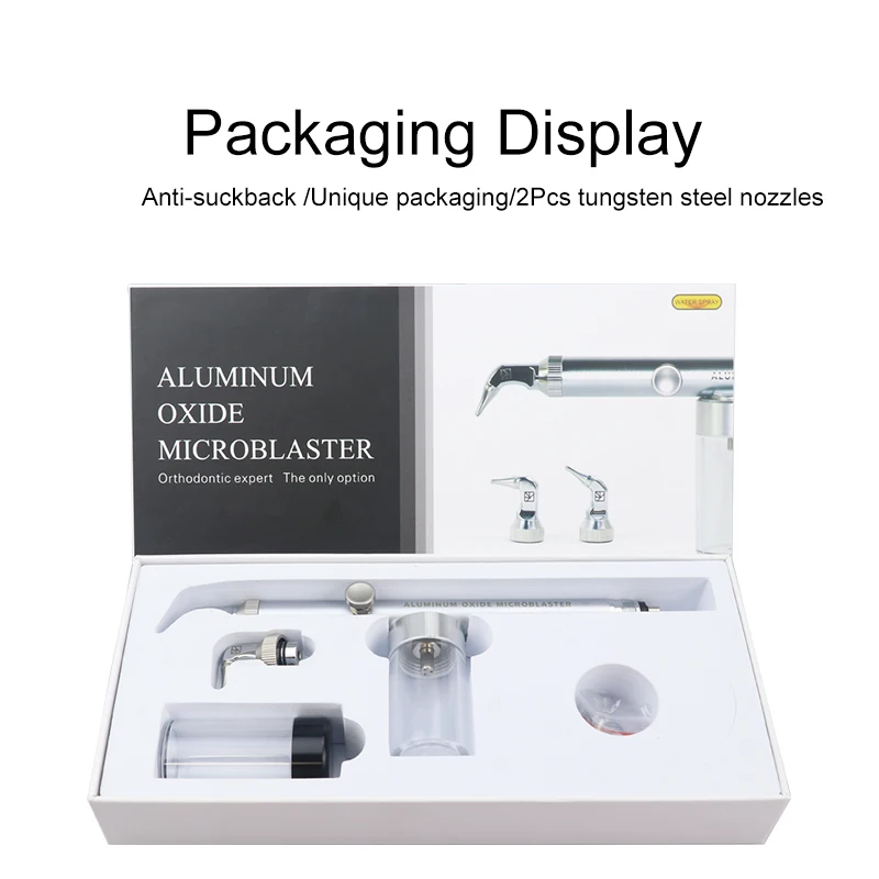 Color: Red - Dental Aluminum Oxide Micro Blaster Dental Alumina Air Abrasion Polisher Microetcher Sandblasting Sandblaster Lab Dentistry New