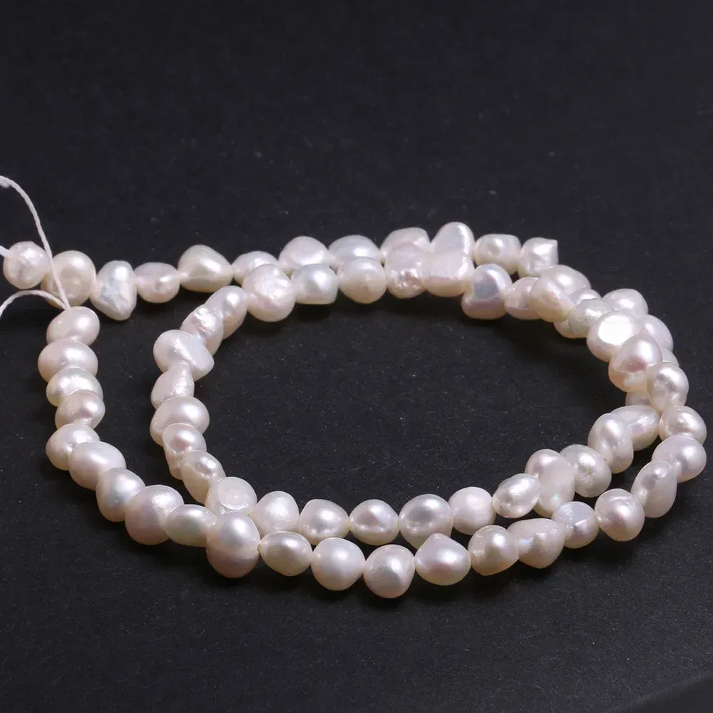 Color: NUDE, Item Diameter: 18mm - Natural Freshwater Pearl Baroque White pink Irregular Beads for Jewelry Making DIY Earrings Bracelet Necklace Accessories